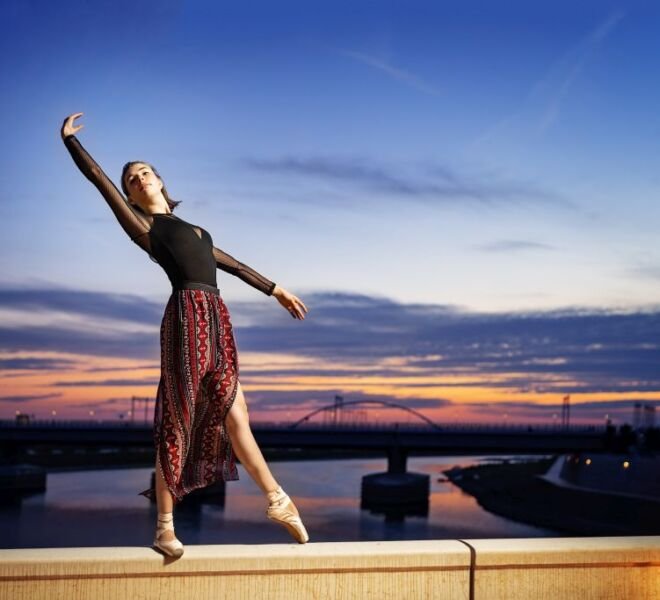 Portretfotograaf nijmegen ballet fotoshoot spiegelwaal nijmegen